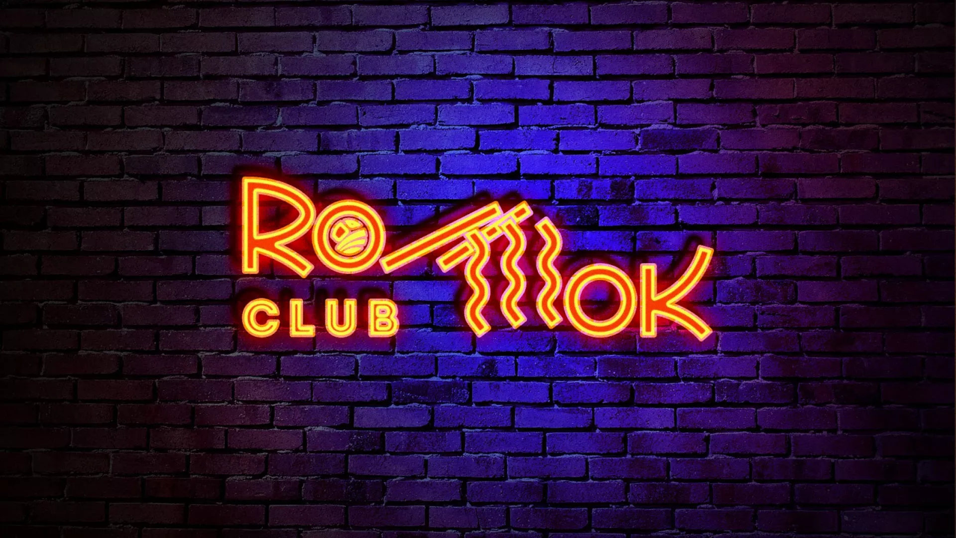 Разработка интерьерной вывески суши-бара «Roll Wok Club» в Нижнеудинске